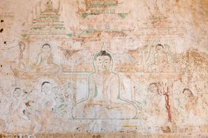 Duvar resmi, Sulamani Pahto, Bagan (fotoğraf) by Unbekannter Künstler