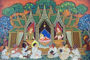 Wat Ananda Metyarama Tay Budist Tapınağı. Siddhartha Gautama