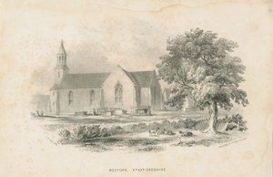Weeford Kilisesi: litografi, 1841 by Unbekannt