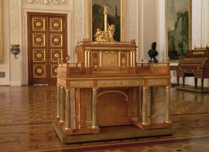 Küçük dolaplı yazı masası, David Roentgen (1743-1807), Neuwied by Unbekannt