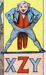 XZY harfleri. "ABC Les Images en Alphabet" de gravür. Epinal görüntüleme. Pellerin ve Cie, matbaacı-yayıncı, Epinal, 19. yüzyıl sonu, 1890 dolayları. 10 sayfa. Karartma: 19,5 x 13,5 cm by Unbekannt