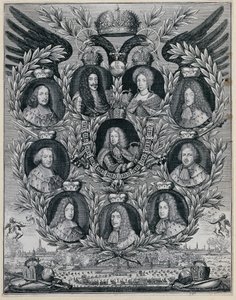 Joseph I ebeveynleri ve seçmenleriyle