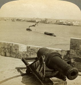 Top, Morro Kalesi, Havana, Küba. by Underwood and Underwood