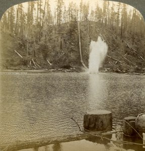 Günlük kanal, Oregon, ABD. by Underwood and Underwood