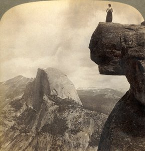 Doğaya bakan En Büyük Manzara - Glacier Point N.E. Yosemite Vadisi, Cal., 1902. by Underwood and Underwood