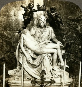 Pieta Michelangelo, St Peters Bazilikası, Roma, İtalya.