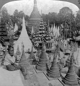 Shwedagon Pagoda, Rangoon, Burma, c1900