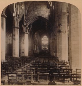 Giles Katedrali, Edinburgh, İskoçya, 1896. by Underwood and Underwood