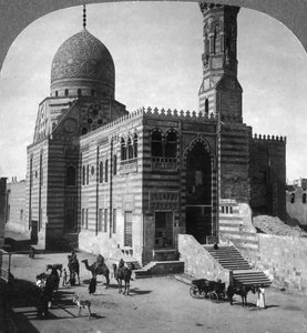 Sultan Kait Bey Türbesi Camii, Kahire, Mısır, 1905. by Underwood and Underwood