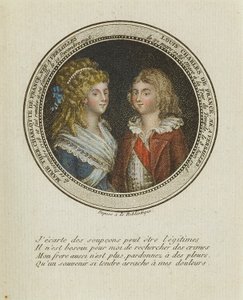 Maria Theresa Charlotte de France, Louis Charles de France by Unidentified