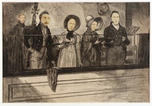 Eski Bir Taşra Kilisesinde Şarkı Söyleme Koltukları by Unidentified