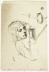 Mumun Yanında Uyuyan Çocuk by Unknown