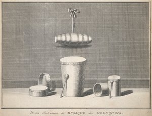 Muhtelif Moluccan Müzik Aletleri by Unknown