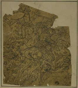 Fragman: Atlı Askerlerle Savaşan Silahlı Savaşçılar by Unknown