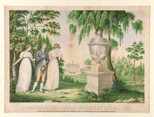 Genl anısına. George Washington ve Hanımı by Unknown