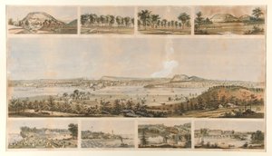 New Haven (9 görünüm, panorama ve 8 vinyet) by Unknown