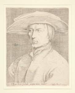 Sanatçının Otoportresi, 1525 [Lucas van Leyden denilen bir adamın portresi, otoportre] by Unknown