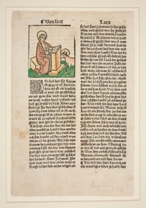 Aziz Luke. (Jacobus da Voragine) Altın Efsaneye İllüstrasyon by Unknown