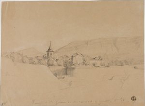 Cenevre Surlarından Görülen Saint-Gervais Kilisesi by Unknown