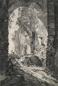 Çoban ile Brederode Kalesi, Hollanda, Harabeleri Giriş Kapısı by Unknown