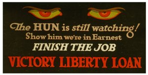 Hun hala izliyor! Ona ciddi olduğunu gösterin - Victory Liberty Loan.rnc.1917 işini bitirin by Unknown