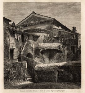San Crispino şapelinin arkasında bir cloaca by Unknown artist