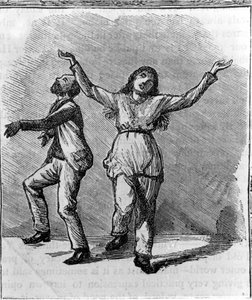 Dans eden bir çift Shaker. by Unknown artist
