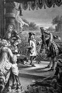 Bir cariye genç Louis XV