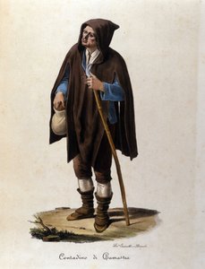 Sicilya'daki Camastra bölgesinden bir köylü. by Unknown artist