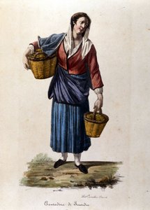 19. yüzyılın Sicilya oymacılığında Scordia kentinden bir köylü by Unknown artist