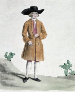 Bir quaker - çizim, deb. 19. yüzyıl by Unknown artist