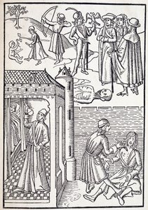 15. yüzyılda bir ürolog ve cerrah. by Unknown artist