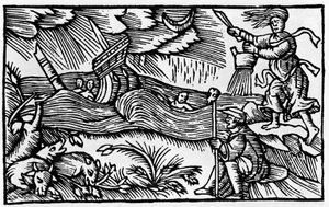 Bir cadı, Olaus Magnus