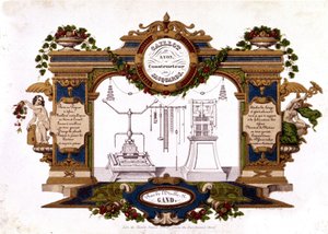 Jakarlı Tezgah “” Caillot de Lyon”” üreticisinin reklamı. 1840. by Unknown artist