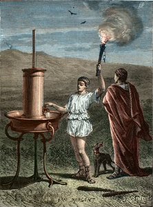 Aeneas Tacticus veya Taktikçi Aşamalı Sinyal Sistemini İcat Eder 336BC - Enee le Taccien - Aeneas le tactician MÖ 336