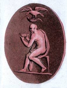 Aeschylus (yaklaşık 525-456 BC), Yunan trajik şairi. by Unknown artist