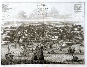 İskenderiye deniz manzarası - Dapper tarafından gravür by Unknown artist