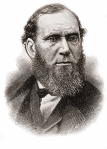 Allan Pinkerton (1819-1884), İskoç asıllı Amerikalı dedektif. by Unknown artist