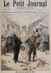 İttifak (Fransa ve Rusya arasında) - Couv. 12 Eylül tarihli “The Petity Journal””” by Unknown artist