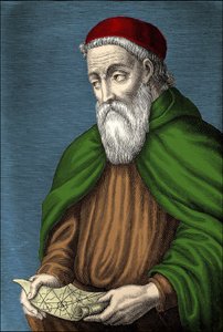Amerigo Vespucci (1454-1512) İtalyan tarayıcı by Unknown artist