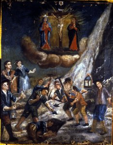 Dağlarda çığ. by Unknown artist