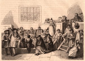 Londra, Birleşik Krallık'ta 18. yüzyılda Quakers Meclisi by Unknown