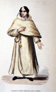 Augustine sıradan bir elbise içinde, Aziz Augustine
