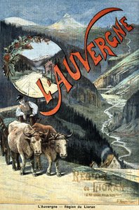 Auvergne dağları, Lioran bölgesi, turizm reklamcılığı, 19. yüzyıl sonu by Unknown artist