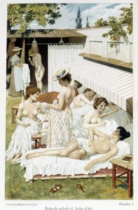 Güneşlenmek ve hava banyosu - “Evin kadını, doktoru” içinde” by Unknown artist