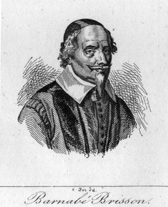 Barnabé Brisson, Fransız Yargıç 1530-1591 by Unknown artist