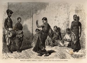 Aslen tanrıların hizmetkarları olan Bayaderes (veya devadasi), bir tapınağa adanmış bu genç kızlar belirli bir eğitim, özellikle dansta ustalık ve belirli ayrıcalıklardan yararlandılar, ancak Brahman