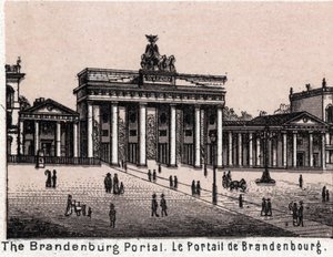 Berlin, Almanya: Brandenburg Portalı