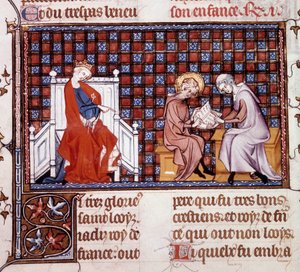 Blanche de Castille, Fransa Kraliçesi (1188-1252), oğlu IX. by Unknown artist