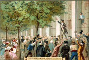 Camille Desmoulins, Palais Royal